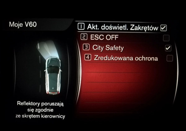 Volvo V60 Cross Country cena 68800 przebieg: 199000, rok produkcji 2017 z Opoczno małe 436